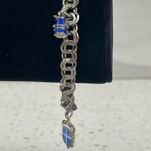 925 silver bracelet with charms‎